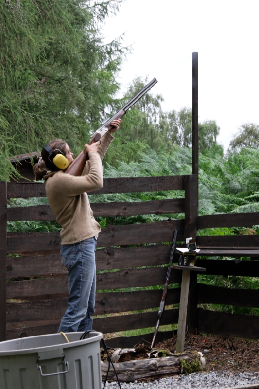 Clay pigeon shooting Scotland 1.jpg - Clay pigeon shooting